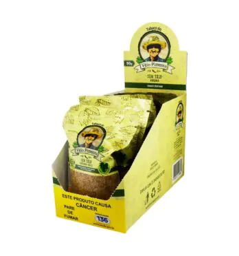 Caixa de Véio Pimenta Virginia Gold 50g de lado tabacaria da mata