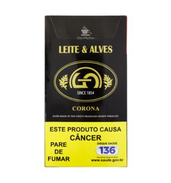 Charuto Leite & Alves Short Filler Besuki Corona C/ 5un de frente