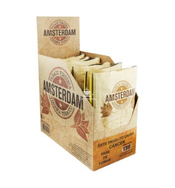 Caixa de Amsterdam C/6un 25g de frente tabacaria da mata