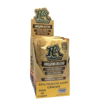 Caixa de Hi Tobacco Virginia Blend Organic de frente tabacaria da mata
