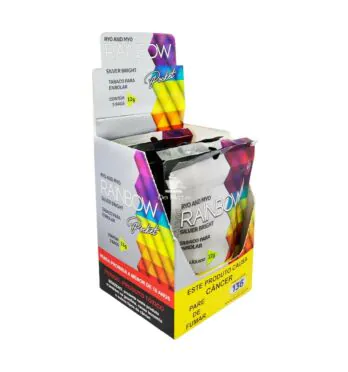 Caixa de Rainbow Silver Bright 12g de frente