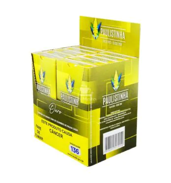 Caixa de Palheiro Paulistinha Ouro tabacaria da mata 
