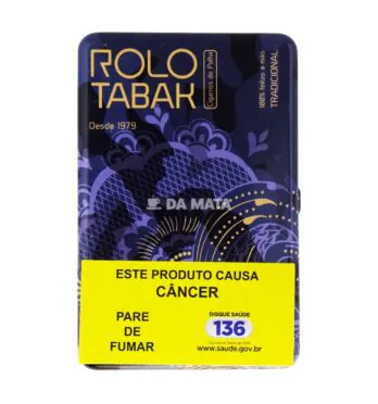 Lata C/ Palheiro Rolo Tabak de frente tabacaria da mata