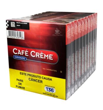 Pacote de Cigarrilha Café Crème Grande Arôme de lado