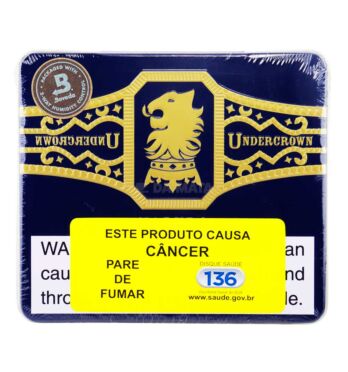 Charuto Drew Estate Undercrown Maduro Coronets C/10un de frente tabacaria da mata 