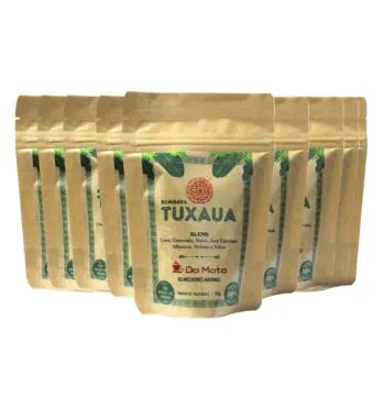 Caixa de Chá Kumbaya Da Mata Tuxaua de frente tabacaria da mata