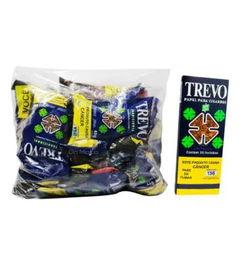 Pacote de Trevo & Caixa de Seda Trevo de frente tabacaria da mata 
