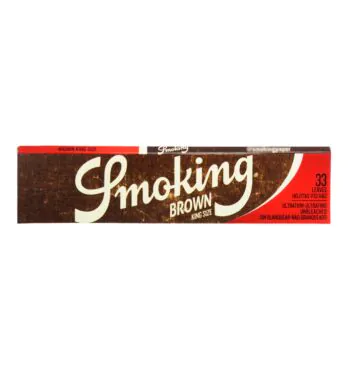 Seda Smoking Brown King Size de frente tabacaria da mata