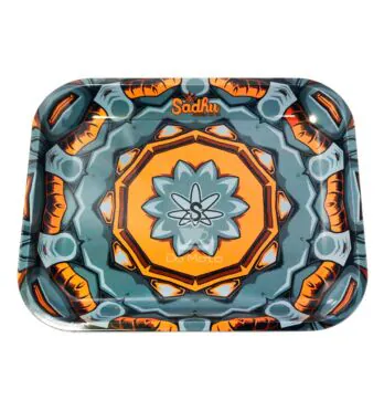 Bandeja de Metal Sadhu Grande Cinza 