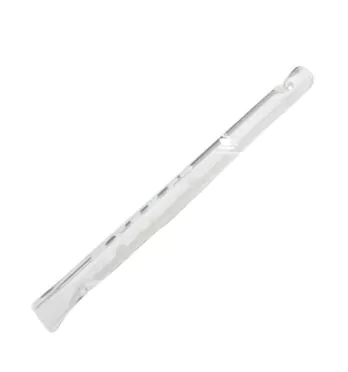 Piteira de Vidro Hippie Bong C/ Bocal 4 mm de lado