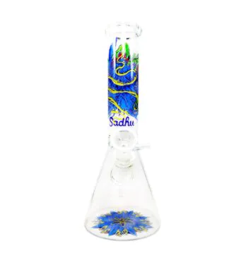Bong de Vidro Sadhu Coleção Psicodélica Divino Cogumelo
