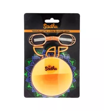 Kit Cuia + Tesoura Sadhu CAP Neon