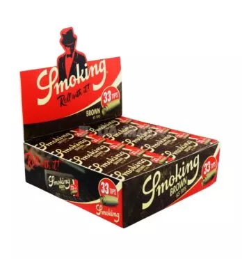 Caixa de Piteira Smoking Brown C/50un
